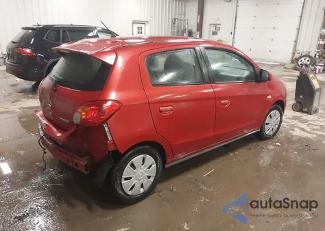 2015 Mitsubishi Mirage De z USA, uszkodzony, nr VIN ML32A3HJXFH008270